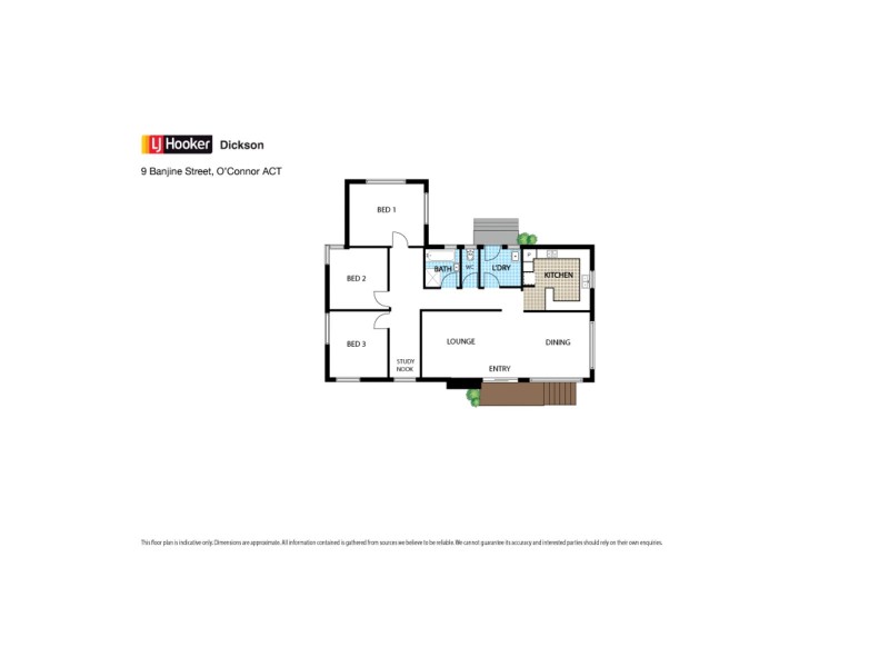 9 Banjine Street, O’connor ACT 2602 Floorplan