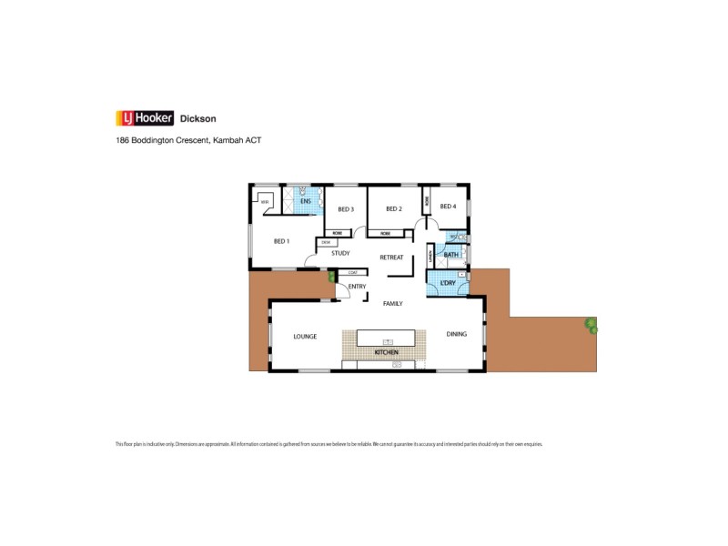 186 Boddington Crescent, Kambah ACT 2902 Floorplan