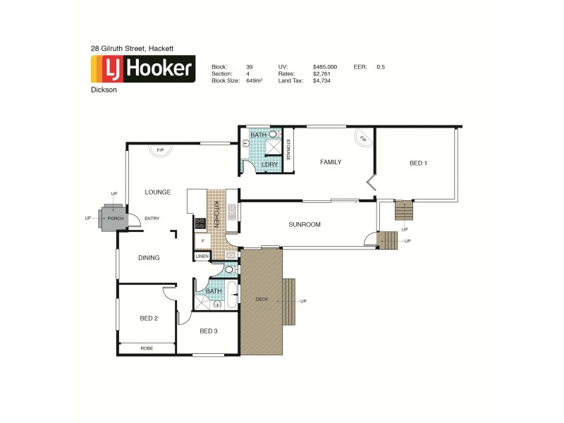 28 Gilruth Street, Hackett ACT 2602 Floorplan