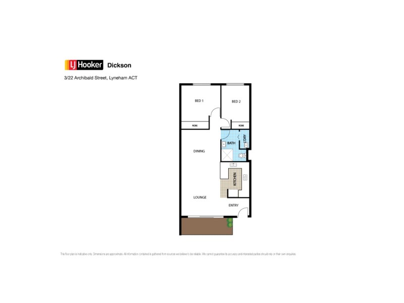 3/22 Archibald Street, Lyneham ACT 2602 Floorplan
