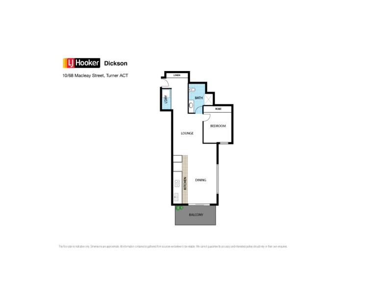 10/68 Macleay Street, Turner ACT 2612 Floorplan