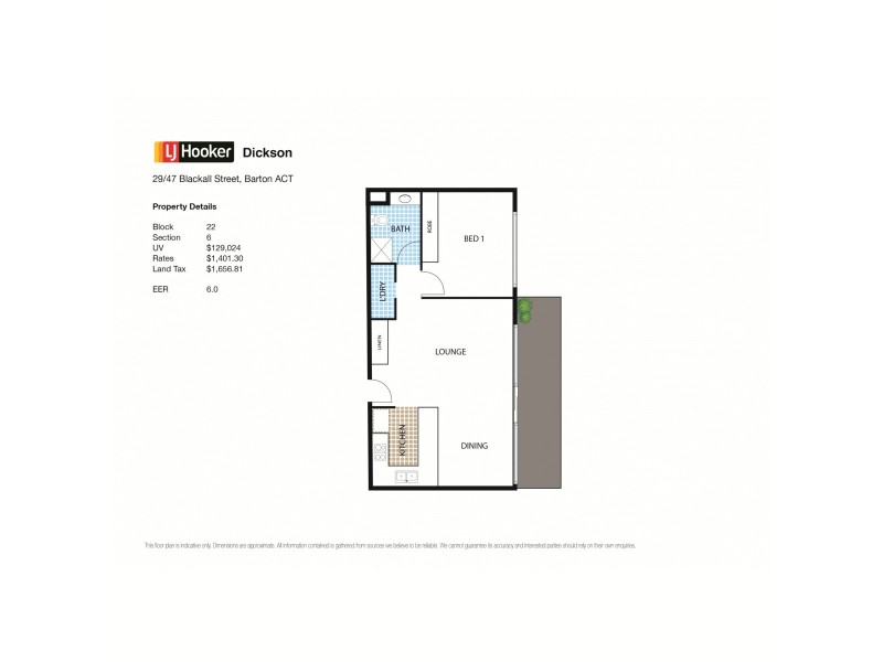 29/47 Blackall Street, Barton ACT 2600 Floorplan