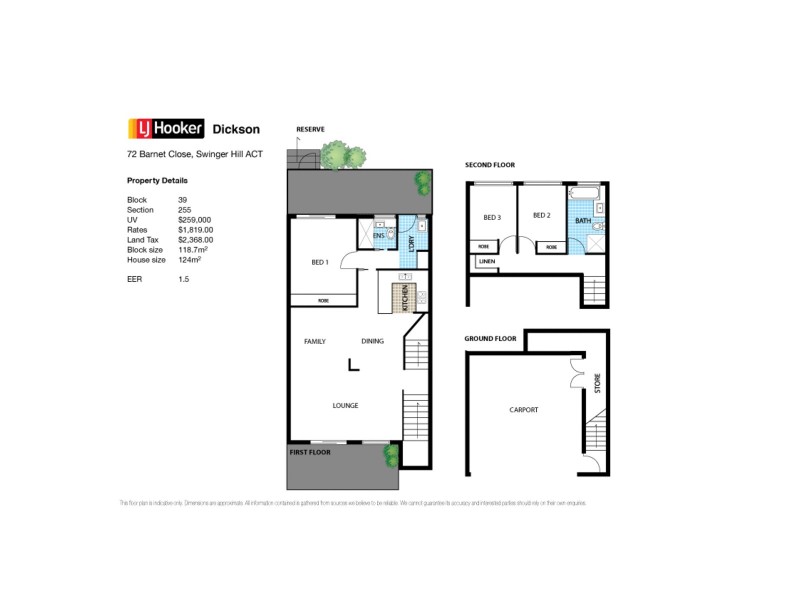 72 Barnet Close, Swinger Hill ACT 2606 Floorplan