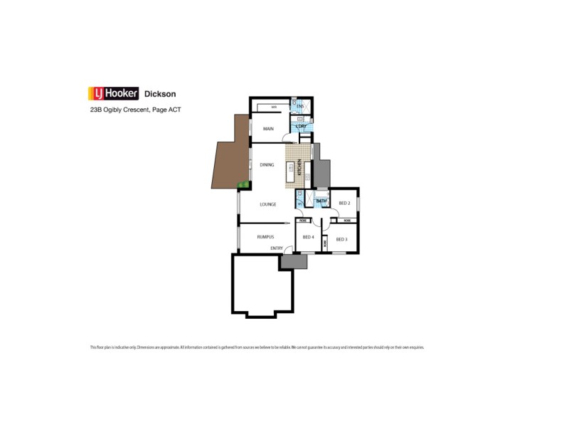 23B Ogilby Crescent, Page ACT 2614 Floorplan