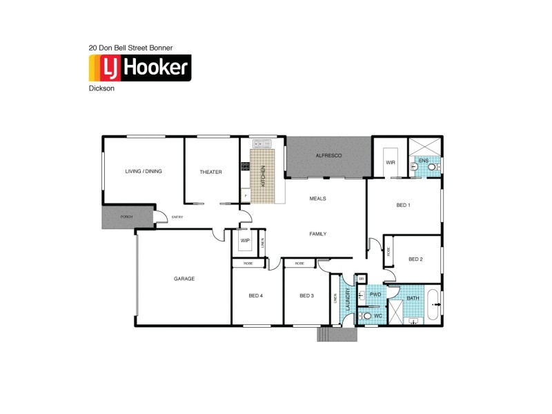 20 Don Bell Street, Bonner ACT 2914 Floorplan