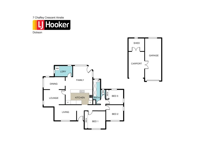 7 Chaffey Crescent, Ainslie ACT 2602 Floorplan