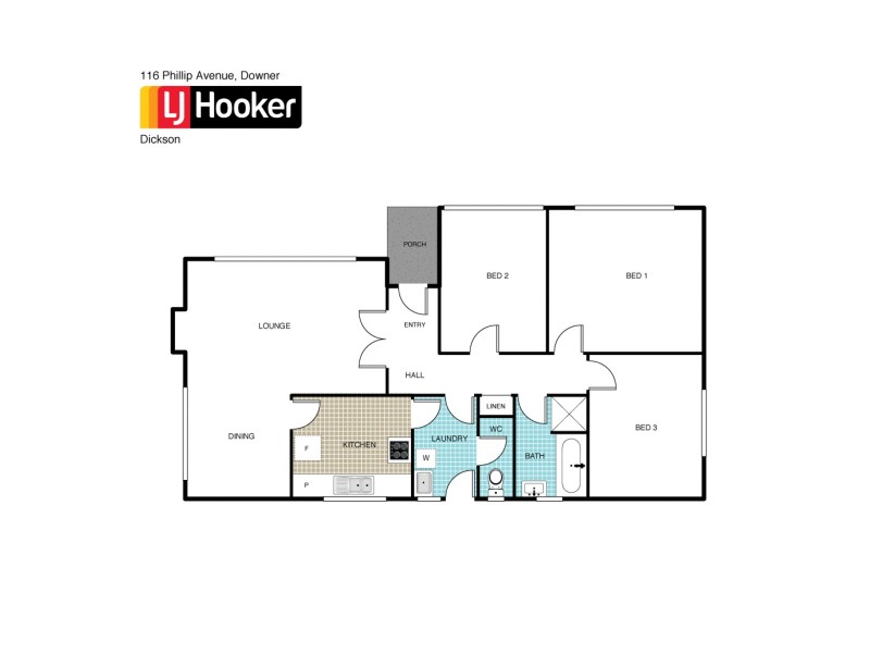 116 Phillip Avenue, Downer ACT 2602 Floorplan