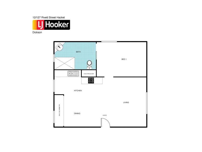 12/127 Rivett Street, Hackett ACT 2602 Floorplan