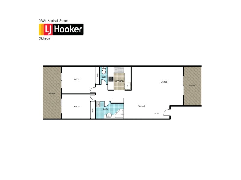 23/21 Aspinall Street, Watson ACT 2602 Floorplan