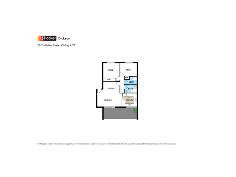 53/7 Medley Street, Chifley ACT 2606 Floorplan