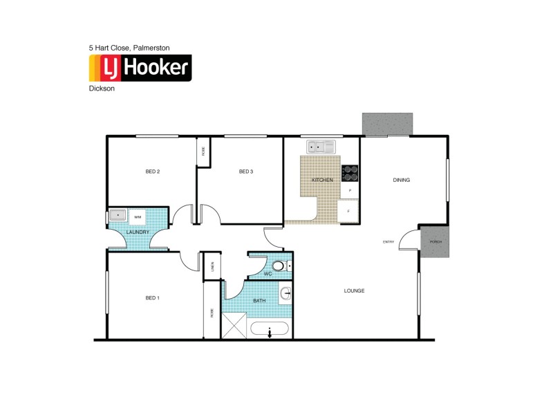 5 Hart Close, Palmerston ACT 2913 Floorplan