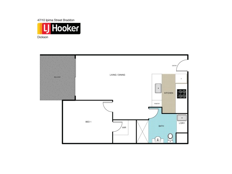 47/10 Ipima Street, Braddon ACT 2612 Floorplan
