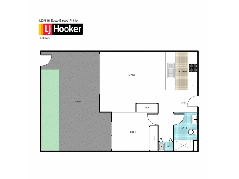 123/116 Easty Street, Phillip ACT 2606 Floorplan