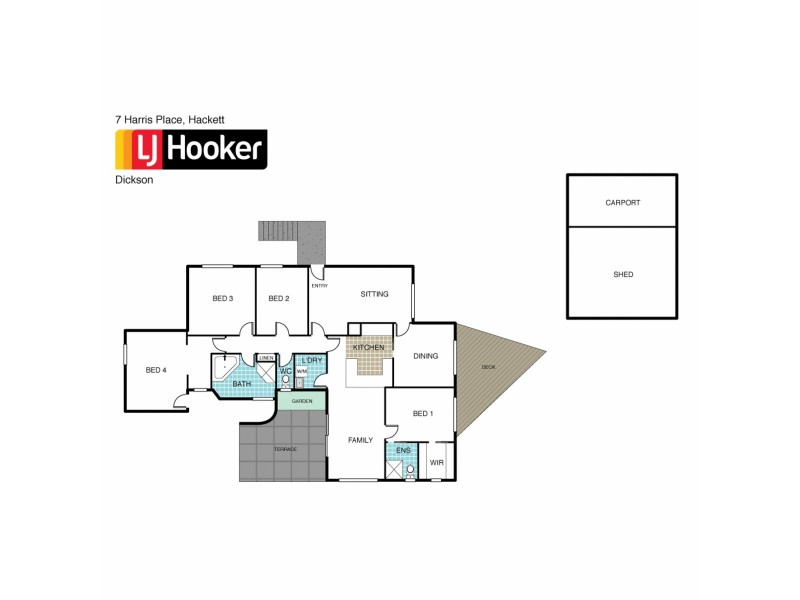 7 Harris Place, Hackett ACT 2602 Floorplan
