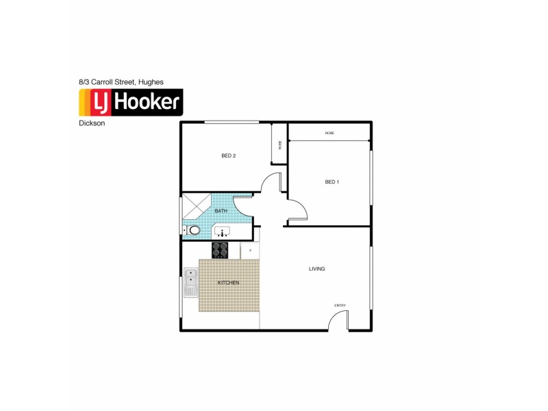 8/3 Carroll Street, Hughes ACT 2605 Floorplan