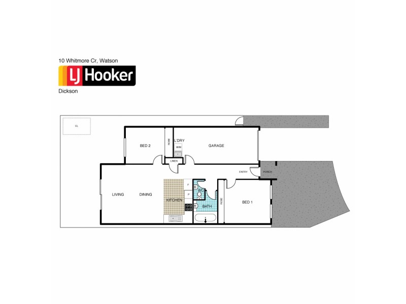10 Whitmore Crescent, Watson ACT 2602 Floorplan