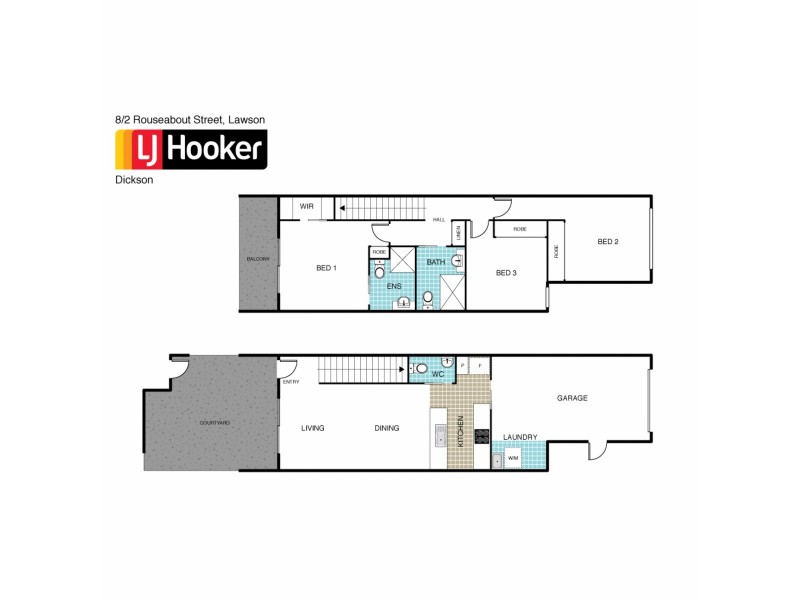 8/2 Rouseabout Street, Lawson ACT 2617 Floorplan