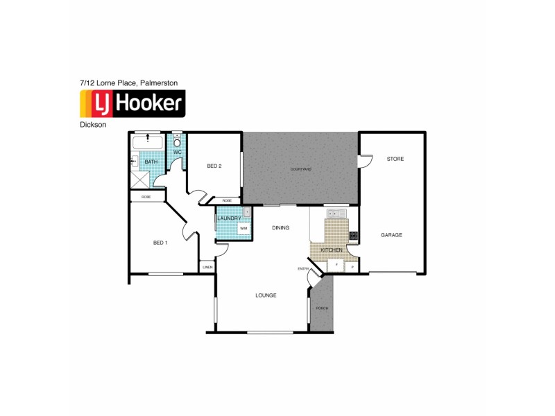 7/12 Lorne Place, Palmerston ACT 2913 Floorplan