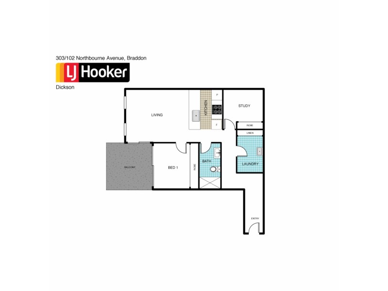 303/102 Northbourne Avenue, Braddon ACT 2612 Floorplan