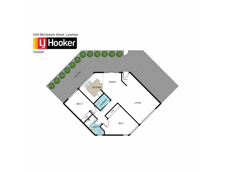 24/9 McClintock Street, Lyneham ACT 2602 Floorplan