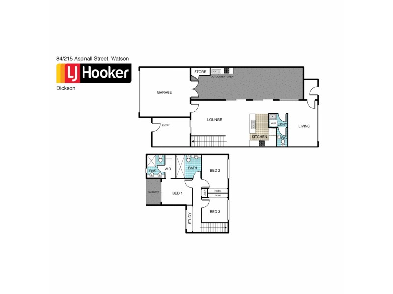 84/215 Aspinall Street, Watson ACT 2602 Floorplan