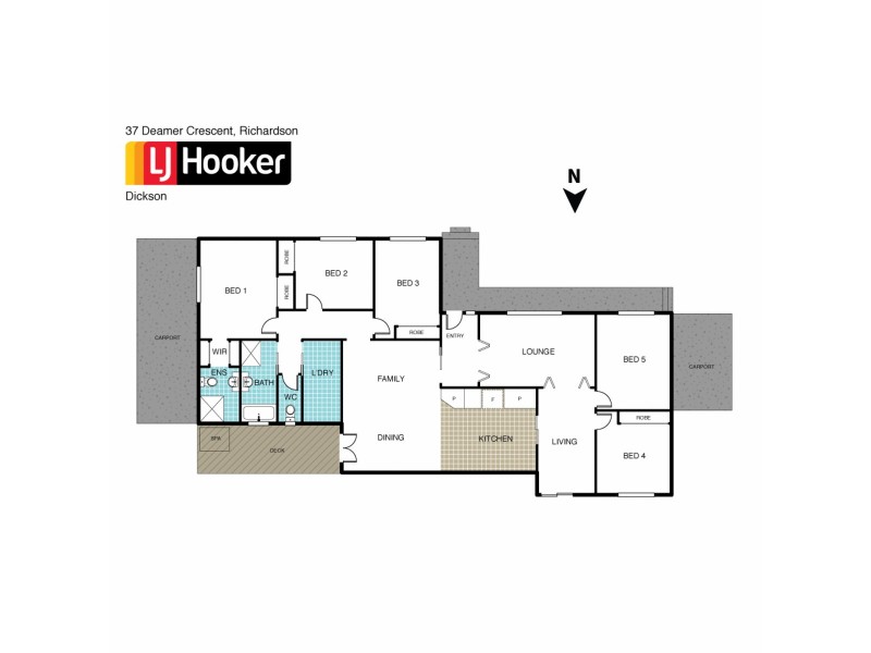 37 Deamer Crescent, Richardson ACT 2905 Floorplan