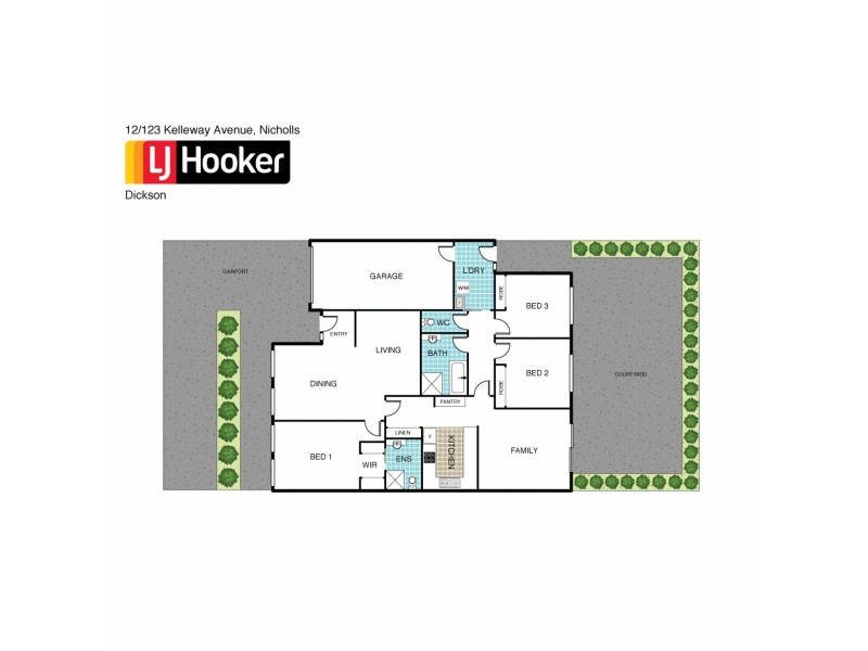 12/123 Kelleway Avenue, Nicholls ACT 2913 Floorplan
