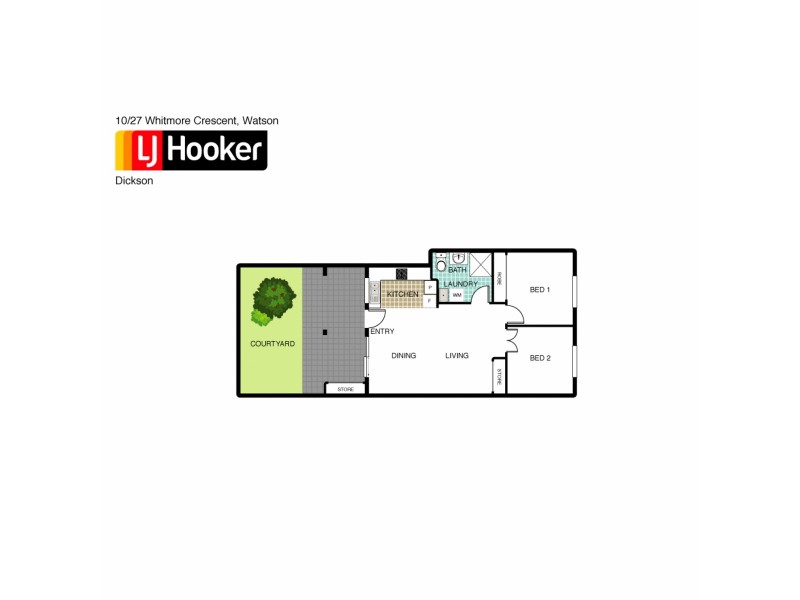 10/27 Whitmore Crescent, Watson ACT 2602 Floorplan