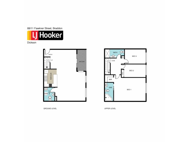 68/11 Fawkner Street, Braddon ACT 2612 Floorplan