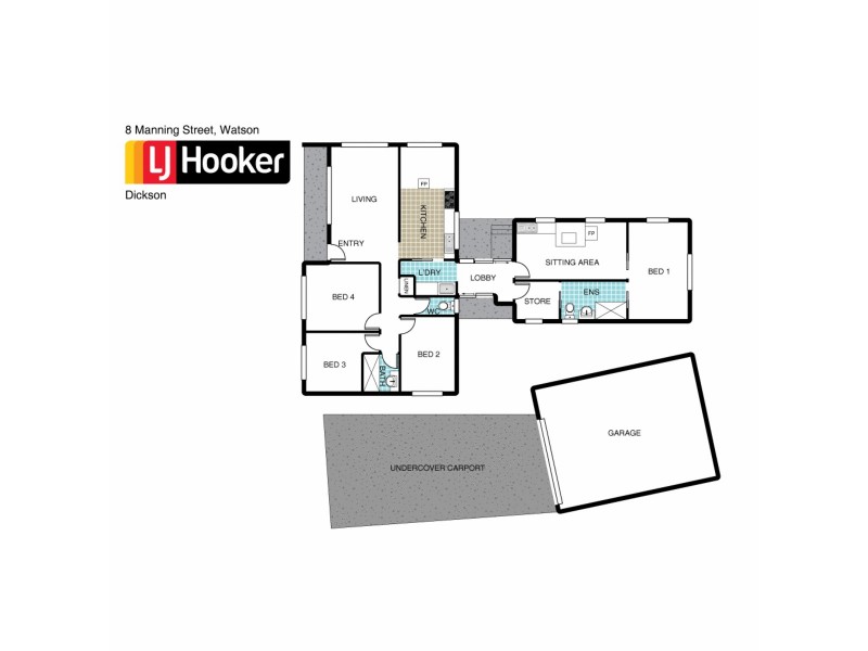 8 Manning Street, Watson ACT 2602 Floorplan