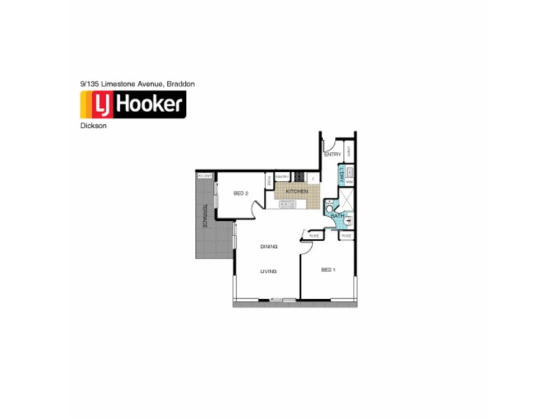 9/135 Limestone Avenue, Braddon ACT 2612 Floorplan