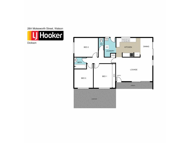 28a Molesworth Street, Watson ACT 2602 Floorplan