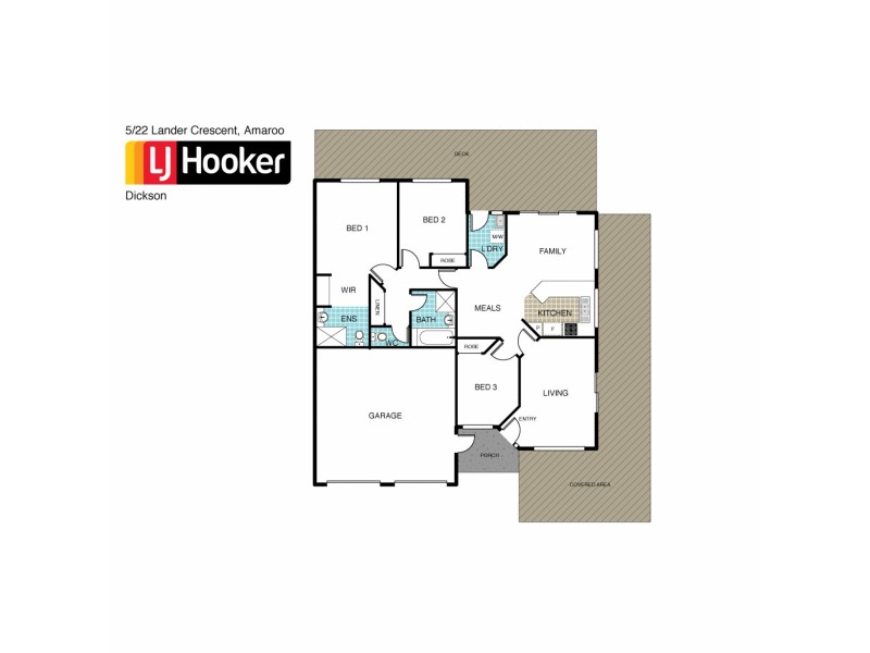 5/22 Lander Crescent, Amaroo ACT 2914 Floorplan