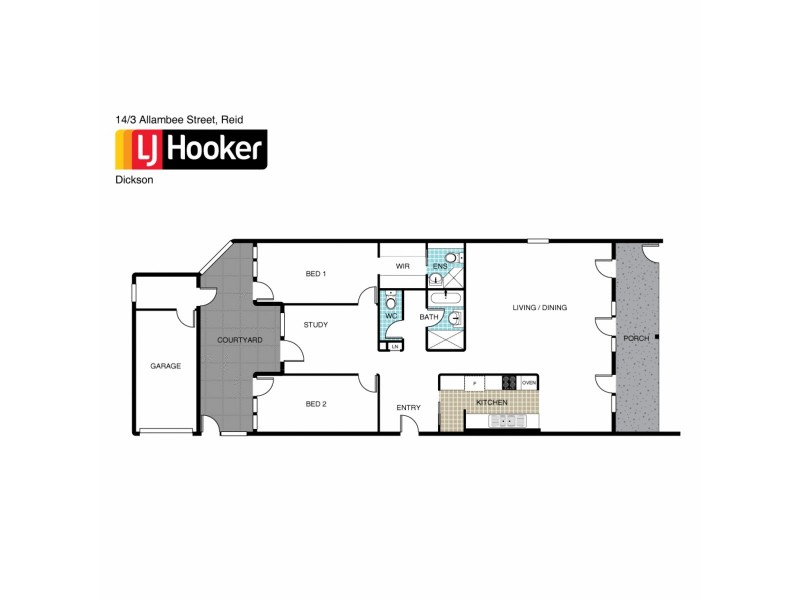 14/3 Allambee Street, Reid ACT 2612 Floorplan