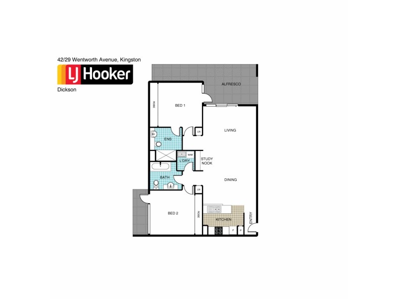 42/29 Wentworth Avenue, Kingston ACT 2604 Floorplan