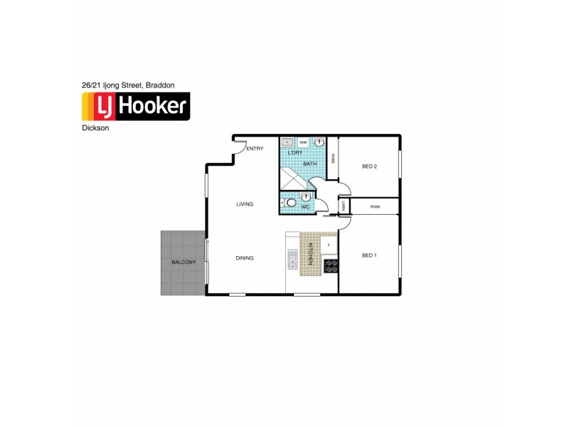 26/21 Ijong Street, Braddon ACT 2612 Floorplan