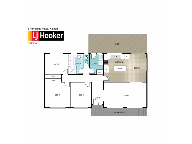6 Fortescue Place, Kaleen ACT 2617 Floorplan