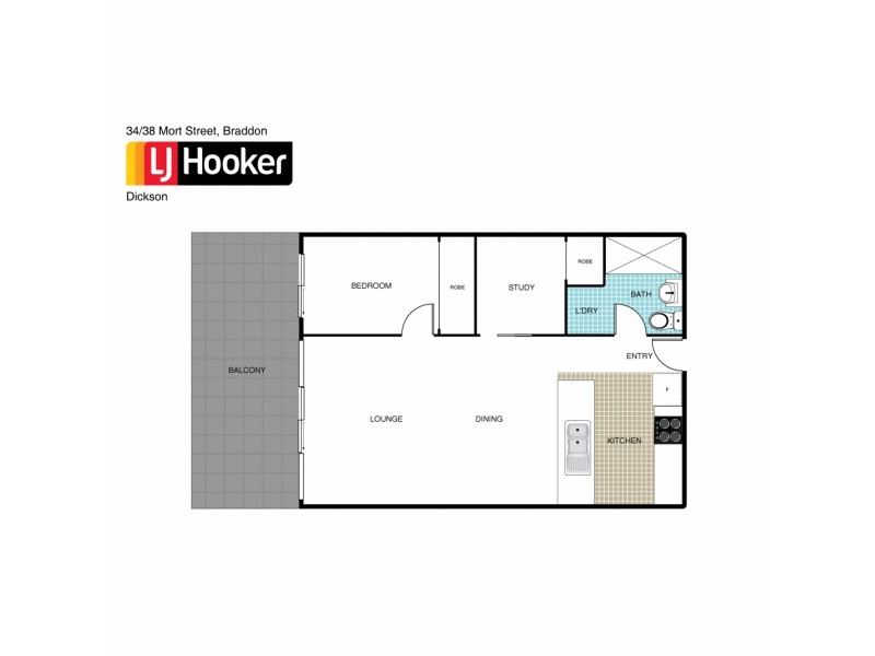 34/38 Mort Street, Braddon ACT 2612 Floorplan