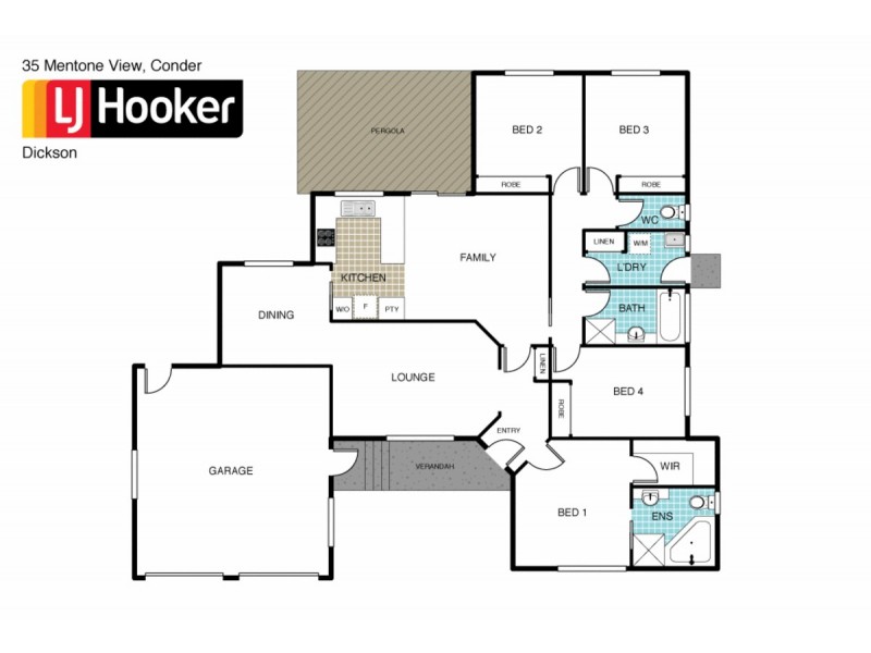 35 Mentone View, Conder ACT 2906 Floorplan