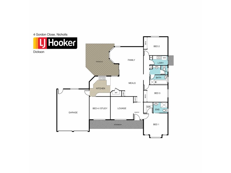 4 Gordon Close, Nicholls ACT 2913 Floorplan