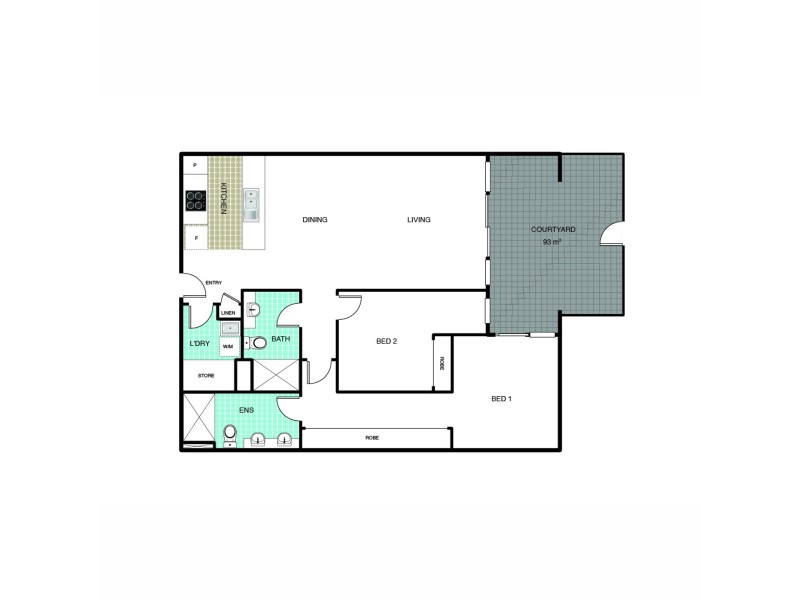 3/1 Mouat Street, Lyneham ACT 2602 Floorplan