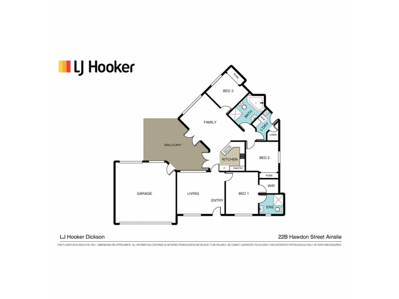 22B Hawdon Street, Ainslie ACT 2602 Floorplan