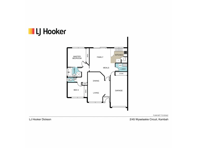 2/45 Wyselaskie Circuit, Kambah ACT 2902 Floorplan