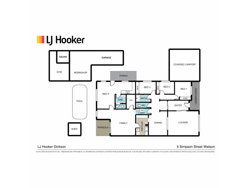 5 Simpson Street, Watson ACT 2602 Floorplan