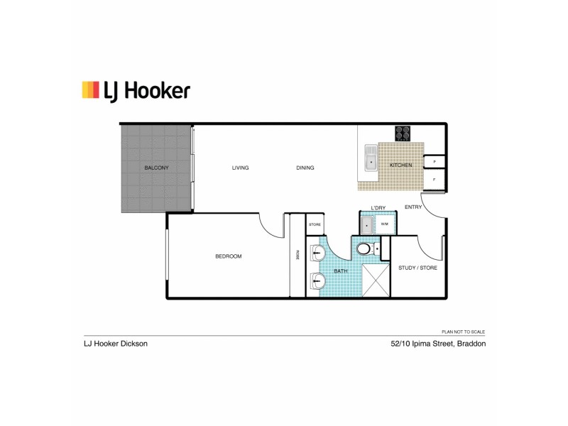 52/10 Ipima Street, Braddon ACT 2612 Floorplan
