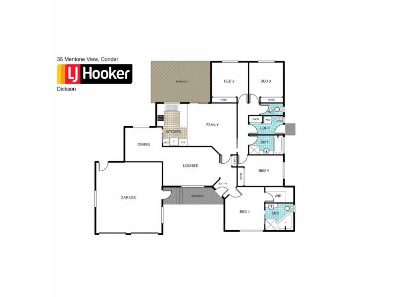 35 Mentone View, Conder ACT 2906 Floorplan