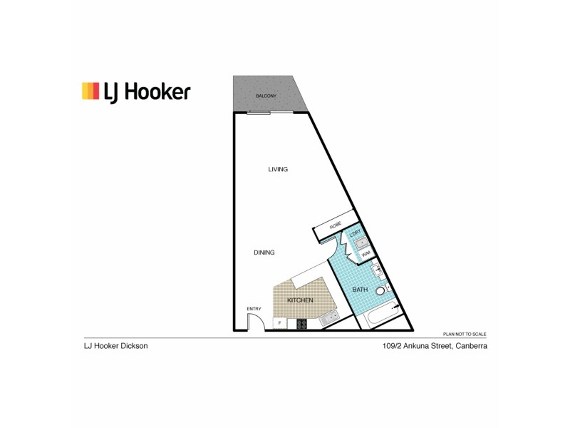109/2 Akuna Street, Canberra ACT 2600 Floorplan