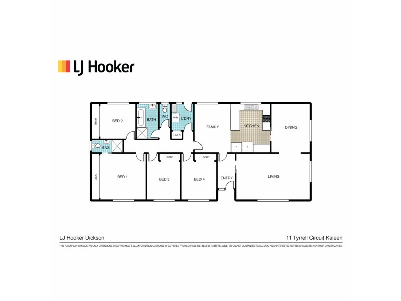 11 Tyrrell Circuit, Kaleen ACT 2617 Floorplan
