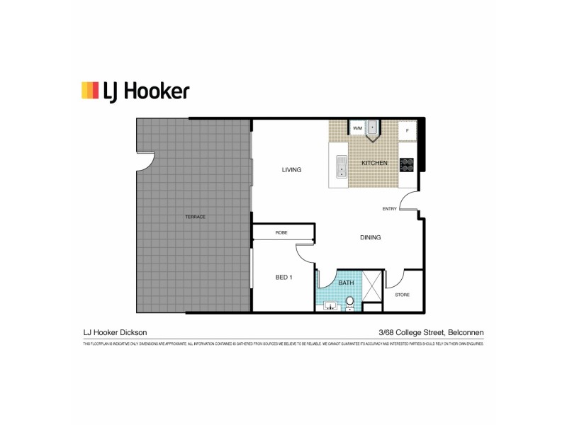 3/68 College Street, Belconnen ACT 2617 Floorplan
