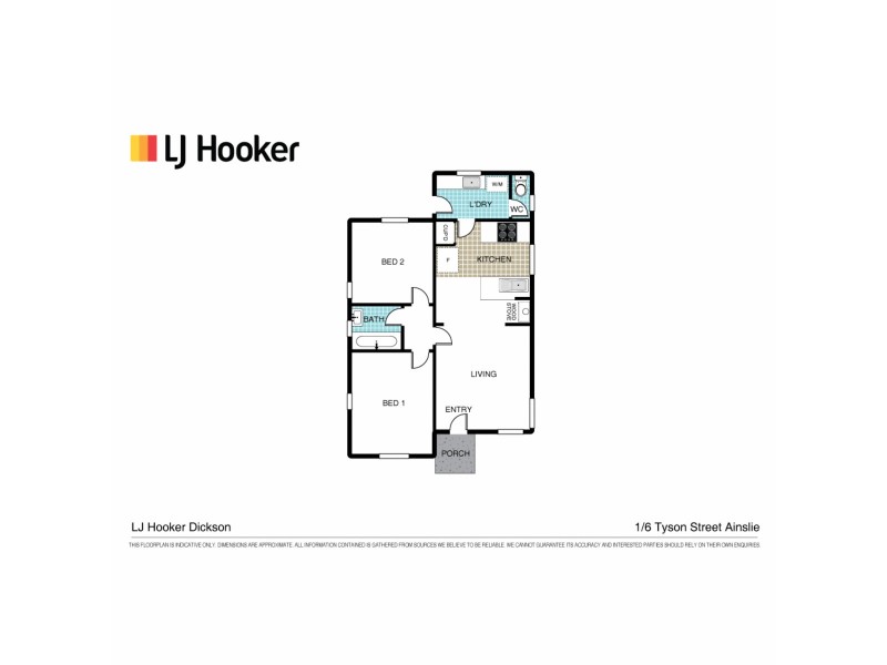 1/6 Tyson Street, Ainslie ACT 2602 Floorplan